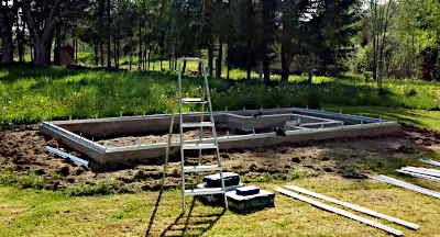 Fixing the greenhouse – foundation, stone surface, wooden terrace or base frame?